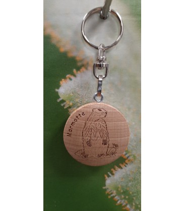 Porte-clef marmotte