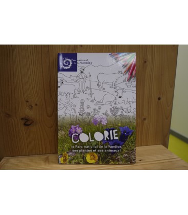 Carnet de coloriage du Parc national de la Vanoise