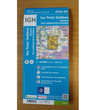 Carte IGN - 3534 OT
