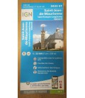 Carte IGN - 3433 ET   Saint Jean de Maurienne