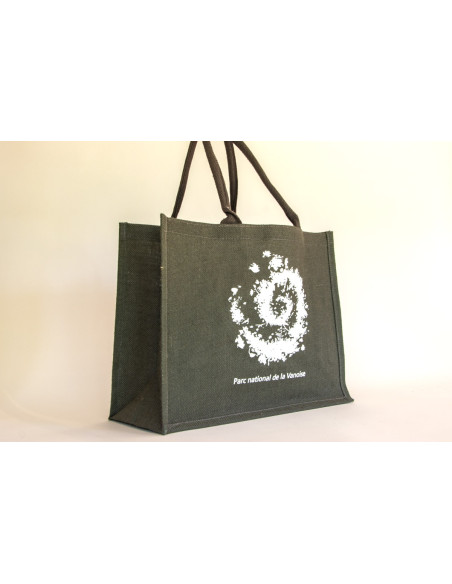 Sac shopping Jute Gris