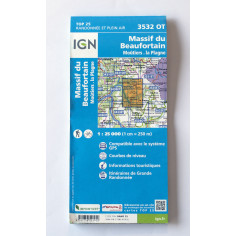 Carte IGN - 3532 OT Beaufortain 2