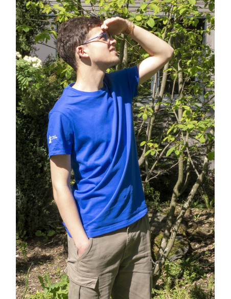 T-SHIRT BLEU PNV SPIRALE HOMME