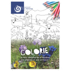 Carnet de coloriage du Parc national de la Vanoise