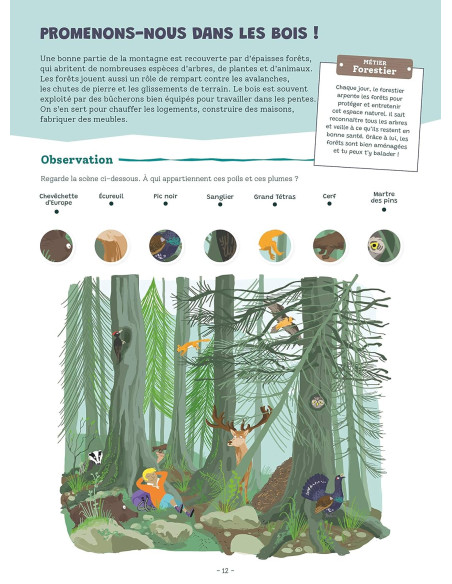 Mon cahier Montagne - Edition Glénat Jeunesse