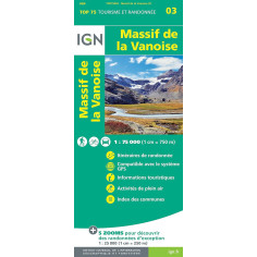 CARTE IGN - TOP75003 MASSIF...