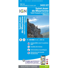 Carte IGN - 3433 ET...