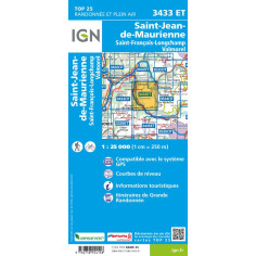 Carte IGN - 3433 ET... 2
